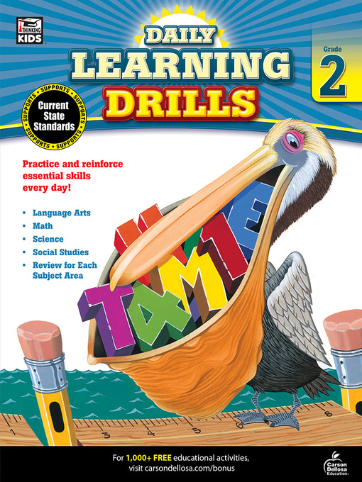 Title details for Daily Learning Drills, Grade 2 by Brighter Child - Available